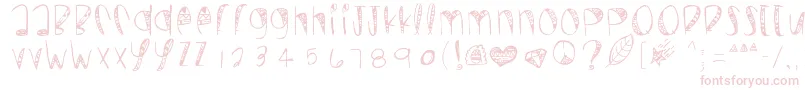 Wildcrazy Font – Pink Fonts on White Background