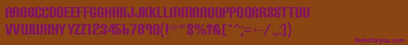 More about Carbonphyber Font Carbonphyber Font – Purple Fonts on Brown Background