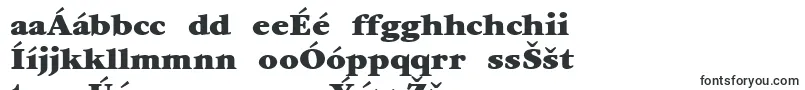 Шрифт ItcGaramondLtUltra – чешские шрифты