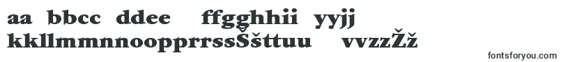 Шрифт ItcGaramondLtUltra – литовские шрифты