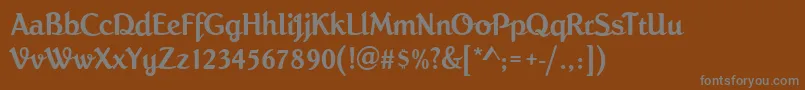 More about RochefortRegular Font RochefortRegular Font – Gray Fonts on Brown Background