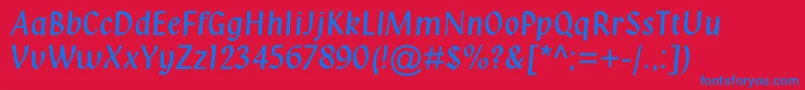 Más sobre la fuente Klangmtstd fuente Klangmtstd – Fuentes Azules Sobre Fondo Rojo