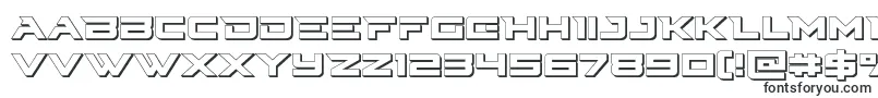 Шрифт Cyberdyne3D – рельефные шрифты