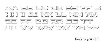 Обзор шрифта Cyberdyne3D