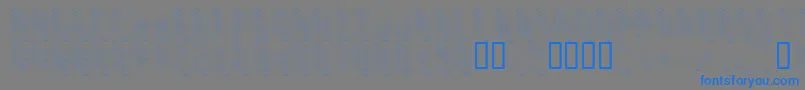 Koneisto-Schriftart – Blaue Schriften auf grauem Hintergrund