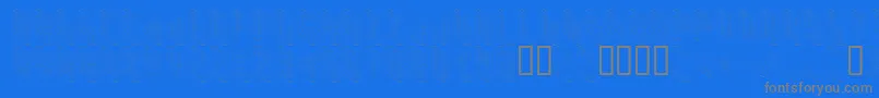 Koneisto Font – Gray Fonts on Blue Background