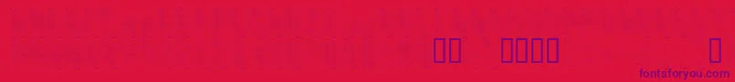 Koneisto Font – Purple Fonts on Red Background
