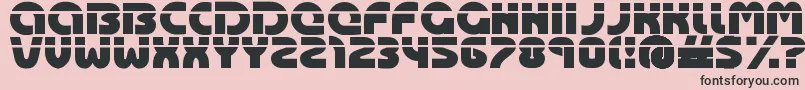 Oasis ffy Font – Black Fonts on Pink Background