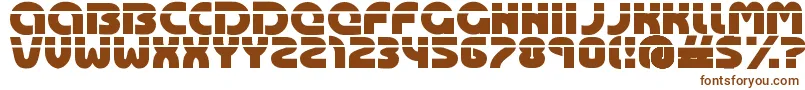 Шрифт Oasis ffy – коричневые шрифты на белом фоне