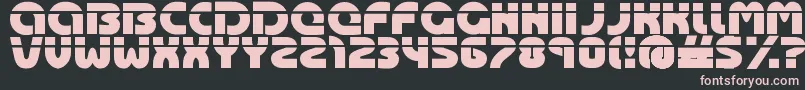 Oasis ffy Font – Pink Fonts on Black Background