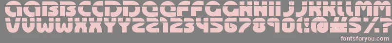 Oasis ffy Font – Pink Fonts on Gray Background