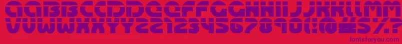 Police Oasis ffy – polices violettes sur fond rouge