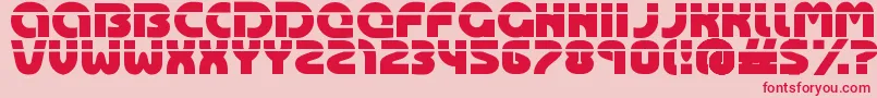 Oasis ffy Font – Red Fonts on Pink Background