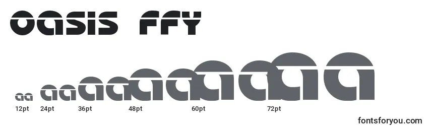 Oasis ffy Font Sizes