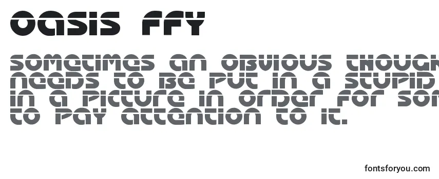 Oasis ffy Font