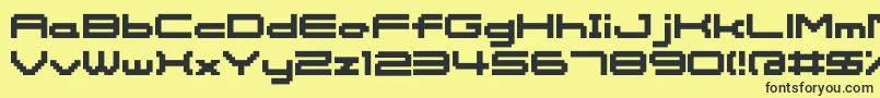 Somybmp0612 Font – Black Fonts on Yellow Background