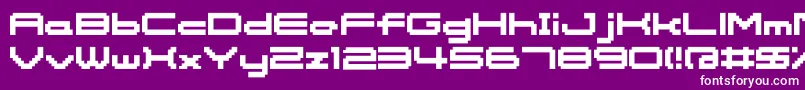 Somybmp0612 Font – White Fonts on Purple Background