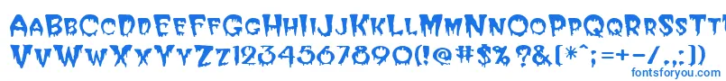 Halloween Font – Blue Fonts
