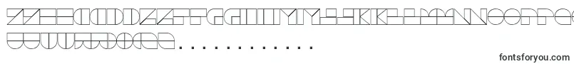 Шрифт DrebiekExpandedOutline – фризские шрифты