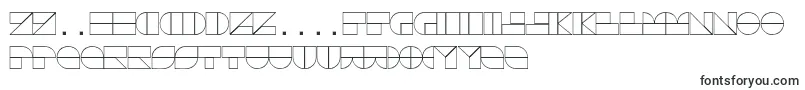 フォントDrebiekExpandedOutline – マケドニア文字