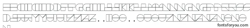 Czcionka DrebiekExpandedOutline – kreolskie czcionki