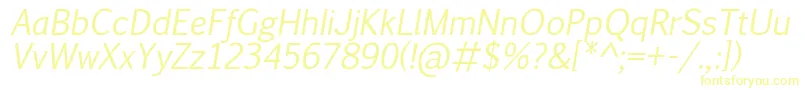 PigiarniqItalic Font – Yellow Fonts