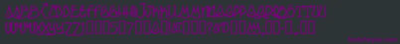 Подробнее о шрифте Ripple Шрифт Ripple – фиолетовые шрифты на чёрном фоне