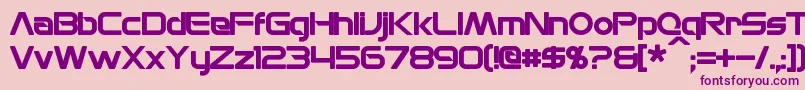 MonsOlympiaBold Font – Purple Fonts on Pink Background