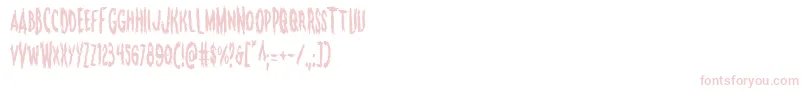 Monsteramacond Font – Pink Fonts on White Background