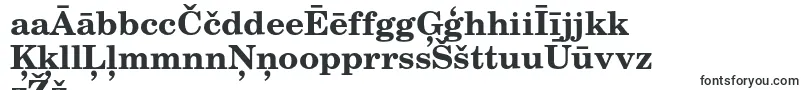 Fonte TexgyrescholaBold – fontes letãs