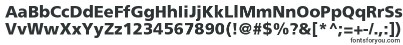 フォントFrutigerLt75Black – 文字のフォント