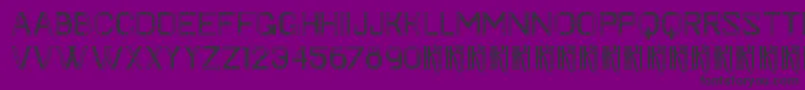 KhFaygt Font – Black Fonts on Purple Background