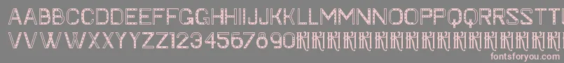 KhFaygt Font – Pink Fonts on Gray Background