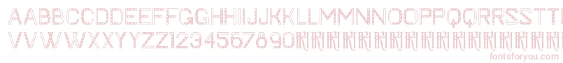 Шрифт KhFaygt – розовые шрифты