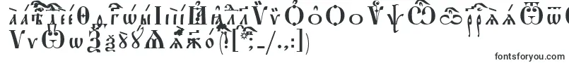 StarouspenskayaIeucsSpacedout-Schriftart – Schriftarten, die mit S beginnen