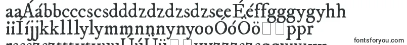 ImFellDwPicaRoman-fontti – unkarilaiset fontit