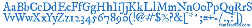 ImFellDwPicaRoman Font – Blue Fonts