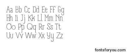 PanforteSerifLight Font