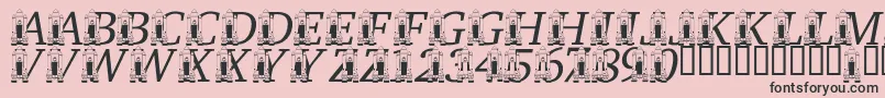 fuente LmsRememberingSsChallenger – Fuentes Negras Sobre Fondo Rosa