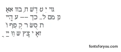 Überblick über die Schriftart ShalomOldStyle