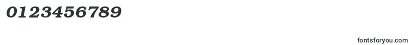 フォントBookmantttBolditalic – 数字と数値のためのフォント
