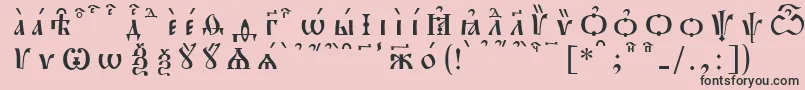 More about PochaevskKucsSpacedout Font PochaevskKucsSpacedout Font – Black Fonts on Pink Background