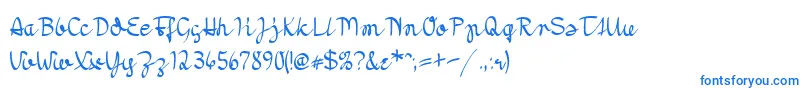 Подробнее о шрифте MoradoNib Шрифт MoradoNib – синие шрифты