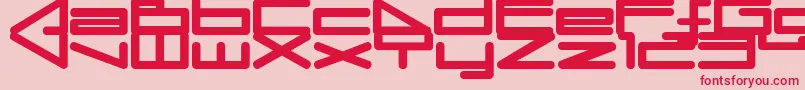 Umopmed Font – Red Fonts on Pink Background