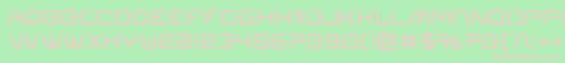 Miraclemercurylaser Font – Pink Fonts on Green Background