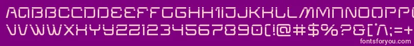 Miraclemercurylaser Font – Pink Fonts on Purple Background