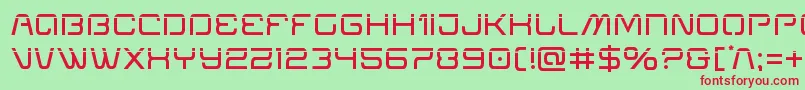 Miraclemercurylaser Font – Red Fonts on Green Background