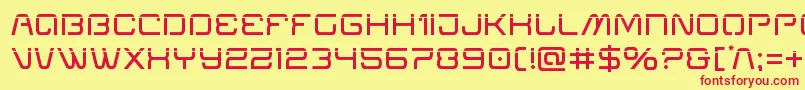 Miraclemercurylaser Font – Red Fonts on Yellow Background