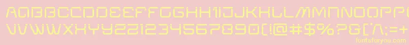 Miraclemercurylaser Font – Yellow Fonts on Pink Background