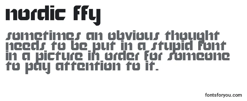 Nordic ffy Font